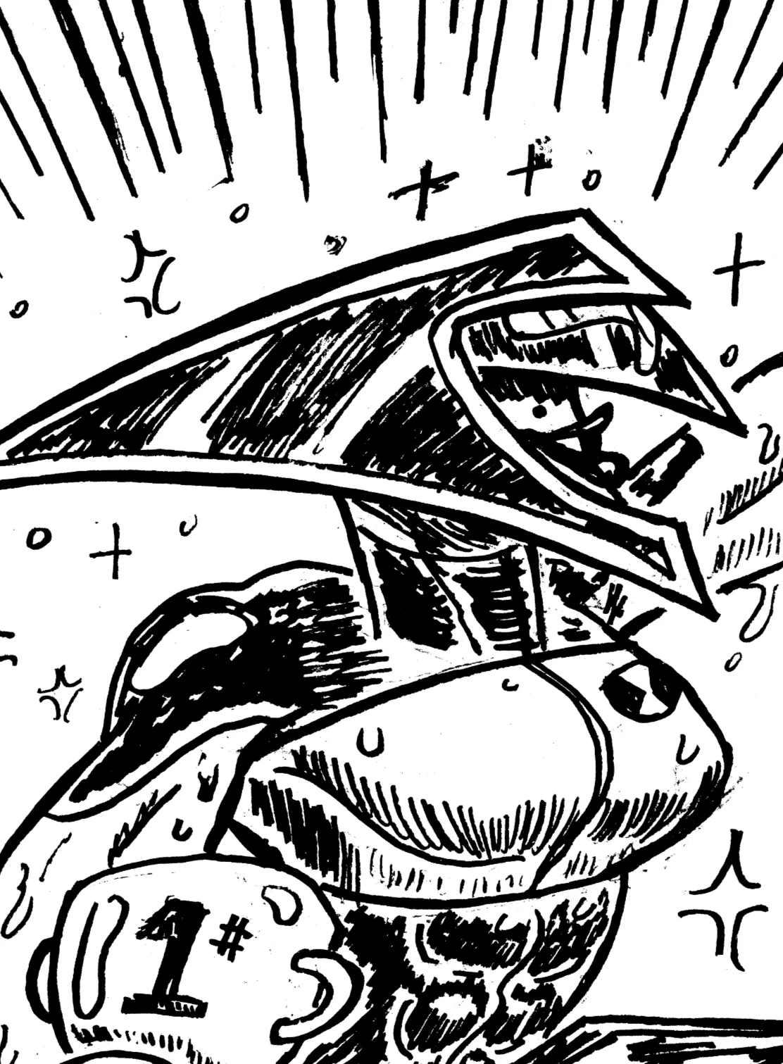 Comic strip of XLR8 celebrating placing first in a race by being stripped down and fucked by Ghostfreak and Vilgax in public.